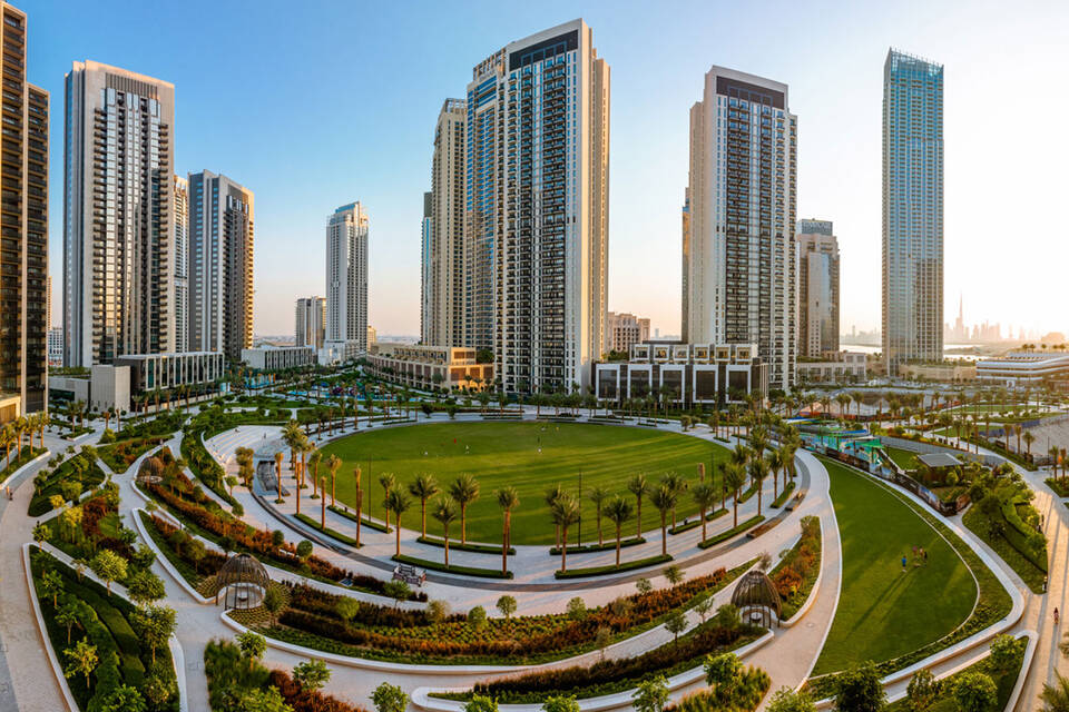 Close to Burj Khalifa, a nature reserve with pink flamingos, a park, and yacht harbor